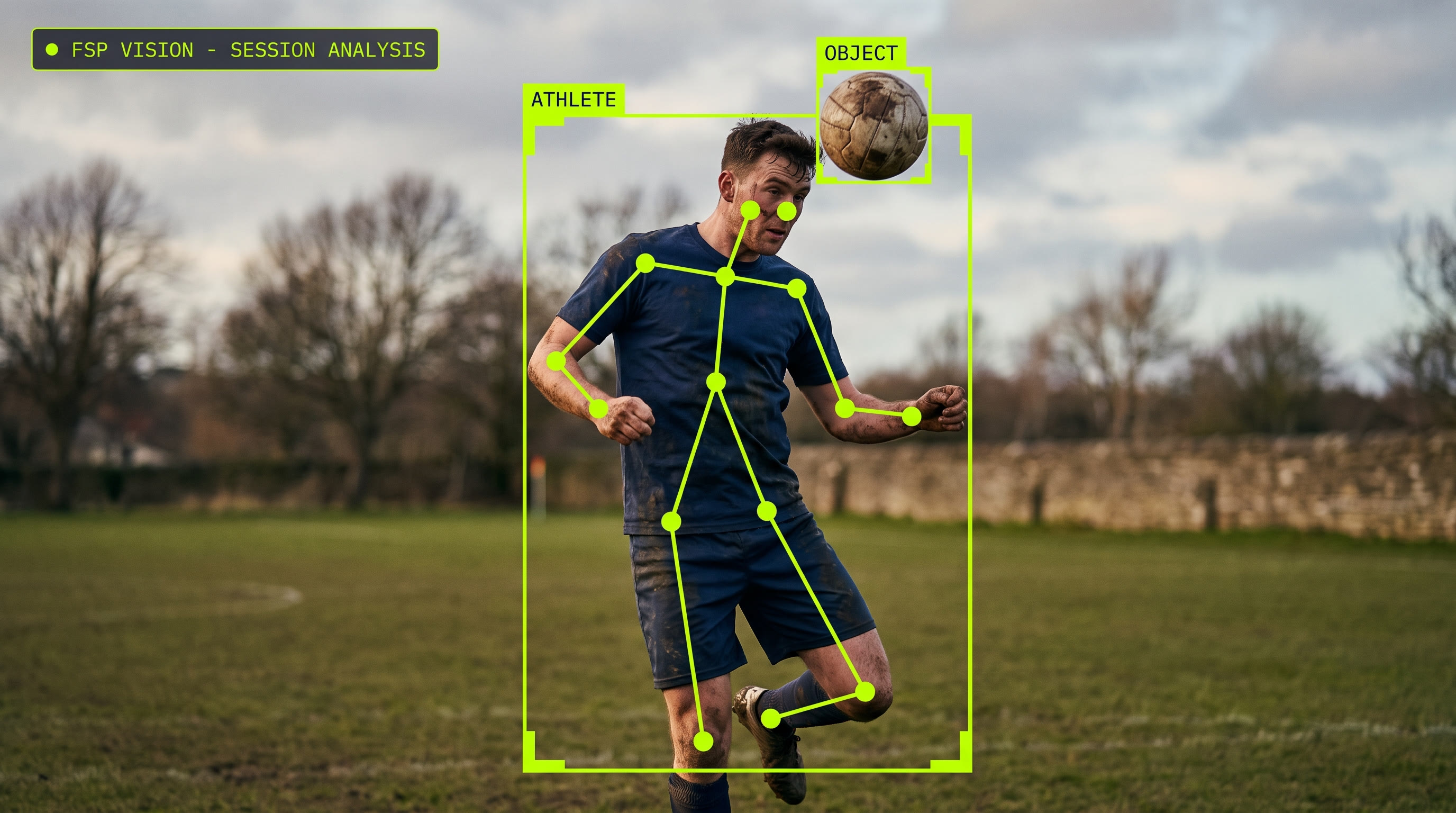 A grassroots training session tracked by sensors, not a paper survey