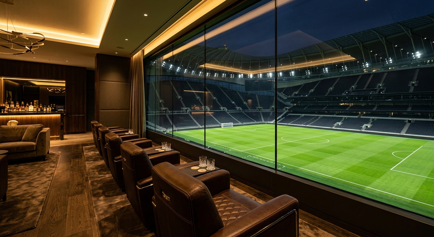 Modern sports stadium representing the business of sports